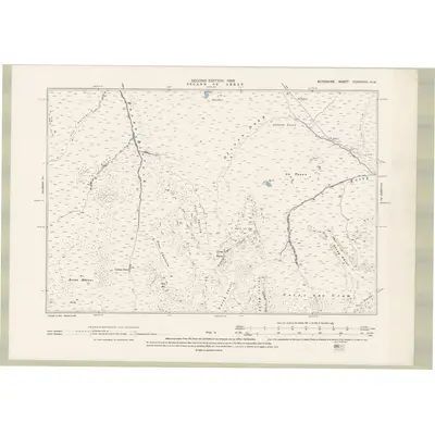 1895 Map of Argyll and Bute Sheet CCXXXVIII.NW, 1896 Print