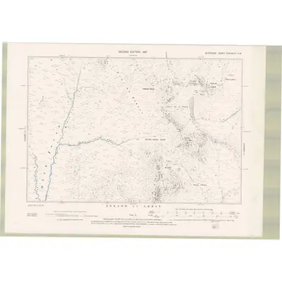 1895 Map of Argyll and Bute Sheet CCXXXVIII.SW, 1897 Print