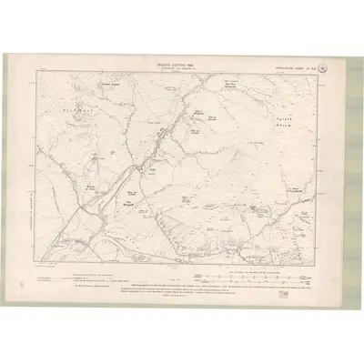 1897 Map of Argyll and Bute Sheet CI.NE, 1900 Print