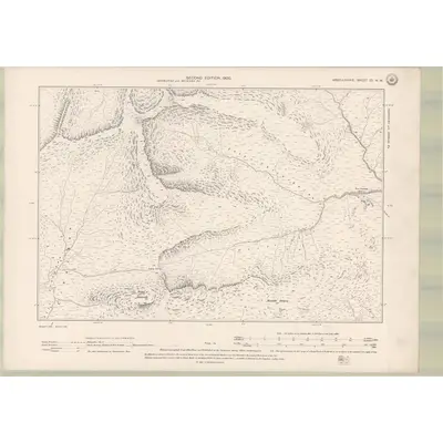 1897 Map of Argyll and Bute Sheet CI.NW, 1900 Print