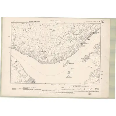 1897 Map of Argyll and Bute Sheet CI.SW, 1900 Print