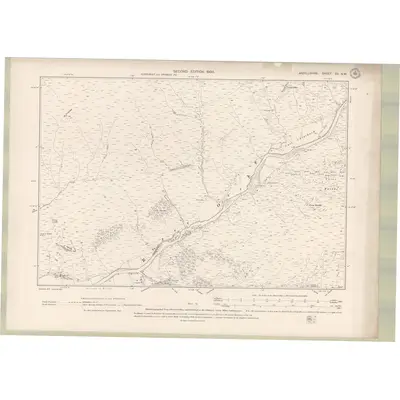 1897 Map of Argyll and Bute Sheet CII.NW, 1900 Print