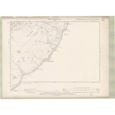 1897 Map of Argyll and Bute Sheet CIX.NW & SW, 1900 Print