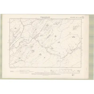 1898 Map of Argyll and Bute Sheet CL.SW, 1900 Print