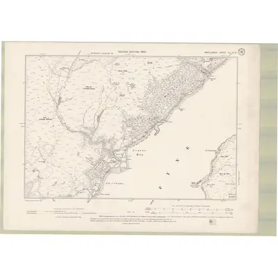1898 Map of Argyll and Bute Sheet CLI.NW, 1900 Print