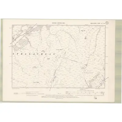 1898 Map of Argyll and Bute Sheet CLI.SE, 1900 Print