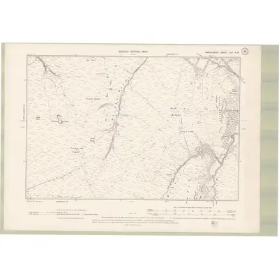 1898 Map of Argyll and Bute Sheet CLII.NW, 1900 Print