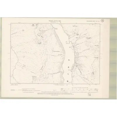 1898 Map of Argyll and Bute Sheet CLII.SE, 1900 Print