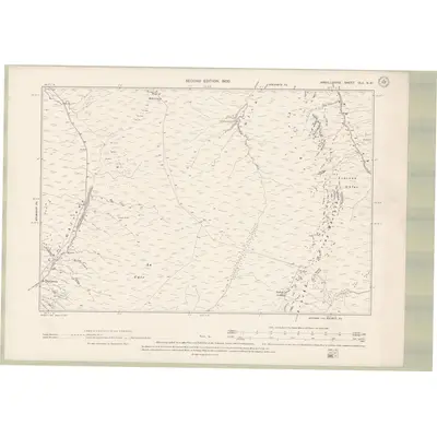 1898 Map of Argyll and Bute Sheet CLII.SW, 1900 Print