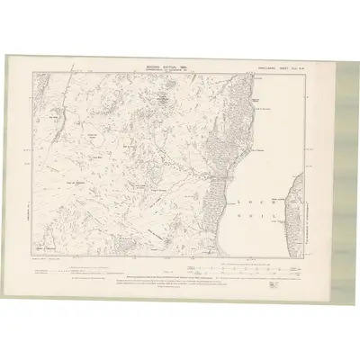 1898 Map of Argyll and Bute Sheet CLIII.NW, 1900 Print