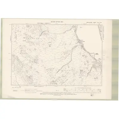 1898 Map of Argyll and Bute Sheet CLIII.SW, 1900 Print