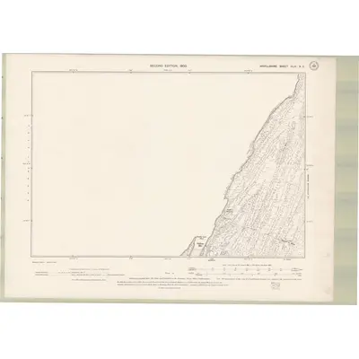 1898 Map of Argyll and Bute Sheet CLIX.NE, 1900 Print