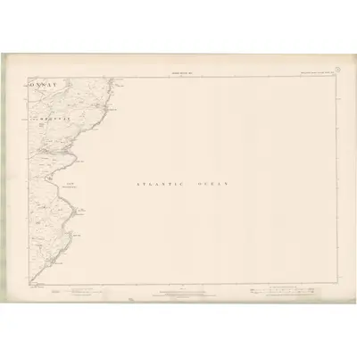1897 Map of Argyll and Bute Sheet CLVI, 1901 Print