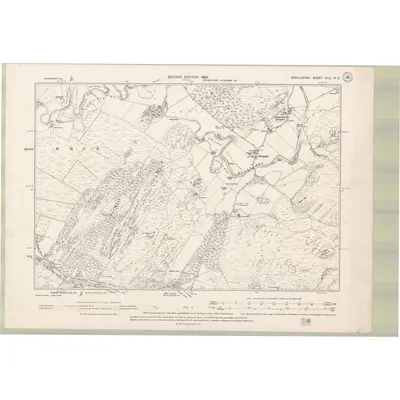 1898 Map of Argyll and Bute Sheet CLX.NE, 1900 Print