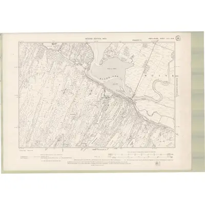 1898 Map of Argyll and Bute Sheet CLX.NW, 1900 Print