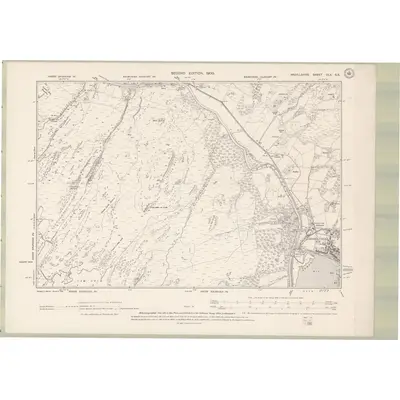 1898 Map of Argyll and Bute Sheet CLX.SE, 1900 Print