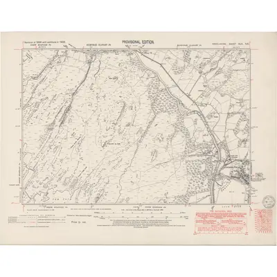 1938 Map of Argyll and Bute Sheet CLX.SE, 1949 Print