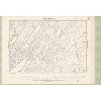 1898 Map of Argyll and Bute Sheet CLX.SW, 1900 Print