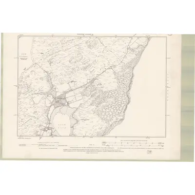 1897 Map of Argyll and Bute Sheet CLXI.NE, 1900 Print