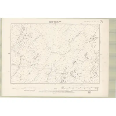1897 Map of Argyll and Bute Sheet CLXI.NW, 1900 Print