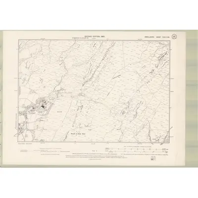 1897 Map of Argyll and Bute Sheet CLXI.SW, 1900 Print