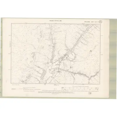 1898 Map of Argyll and Bute Sheet CLXII.NE, 1900 Print
