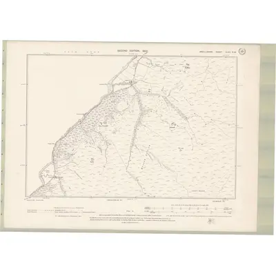1898 Map of Argyll and Bute Sheet CLXII.NW, 1900 Print