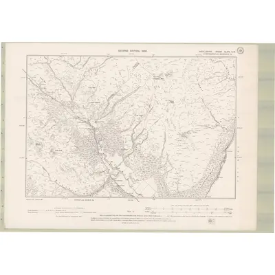 1898 Map of Argyll and Bute Sheet CLXIV.NW, 1900 Print