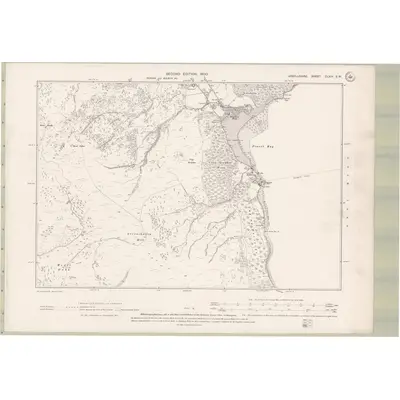 1898 Map of Argyll and Bute Sheet CLXIV.SW, 1900 Print