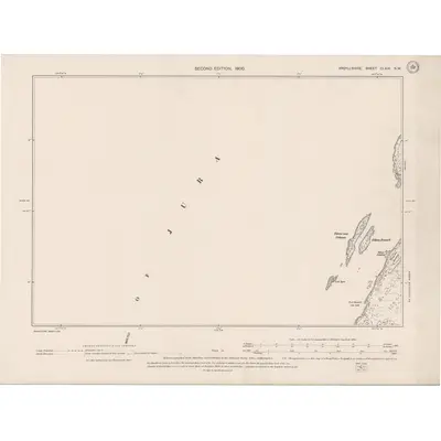 1898 Map of Argyll and Bute Sheet CLXIX.NW, 1900 Print