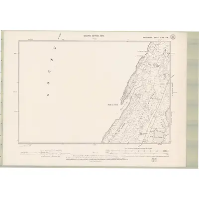 1898 Map of Argyll and Bute Sheet CLXIX.SW, 1900 Print