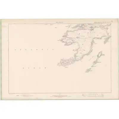 1897 Map of Argyll and Bute Sheet CLXV & CLXVI, 1900 Print
