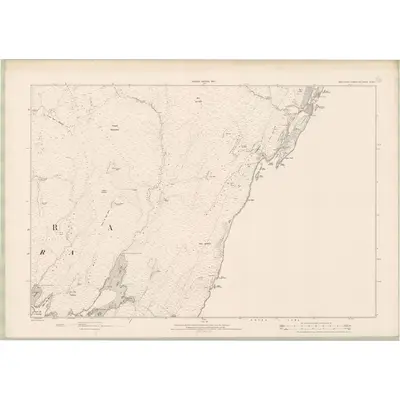 1897 Map of Argyll and Bute Sheet CLXVIII, 1901 Print