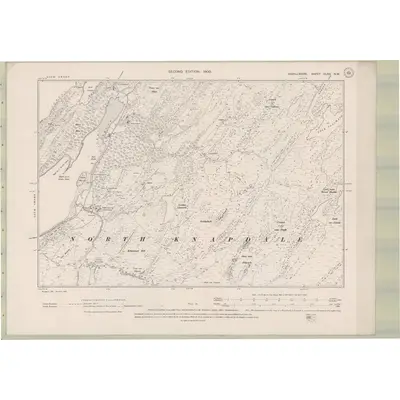 1898 Map of Argyll and Bute Sheet CLXX.NW, 1900 Print