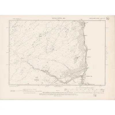 1898 Map of Argyll and Bute Sheet CLXX.SE, 1900 Print