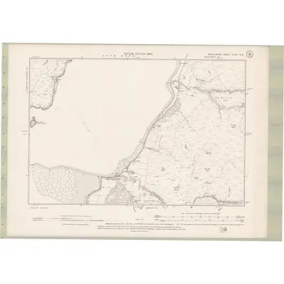 1898 Map of Argyll and Bute Sheet CLXXI.NE, 1900 Print
