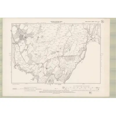 1898 Map of Argyll and Bute Sheet CLXXI.NW, 1900 Print