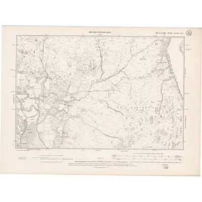 1898 Map of Argyll and Bute Sheet CLXXII.SE, 1900 Print