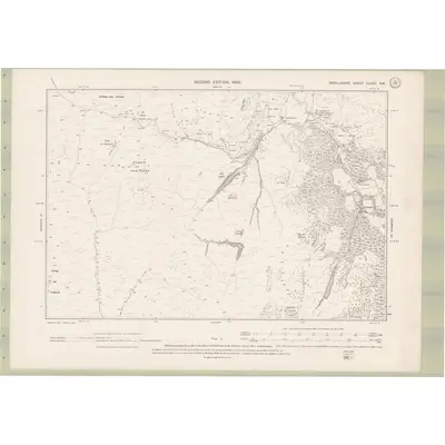 1898 Map of Argyll and Bute Sheet CLXXII.SW, 1900 Print