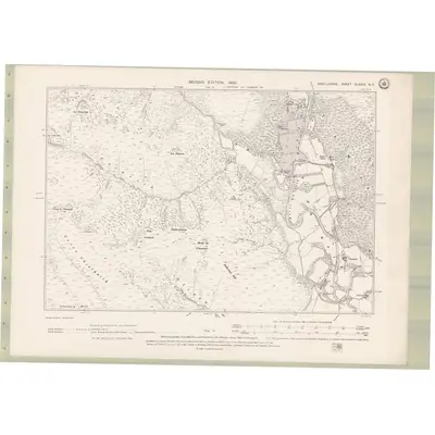 1898 Map of Argyll and Bute Sheet CLXXIII.NE, 1900 Print
