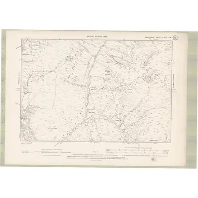 1898 Map of Argyll and Bute Sheet CLXXIII.NW, 1900 Print