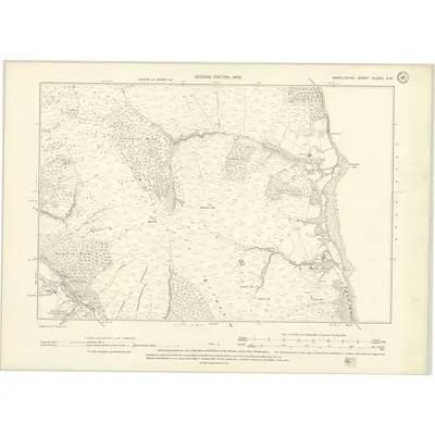 1898 Map of Argyll and Bute Sheet CLXXIV.NW, 1900 Print