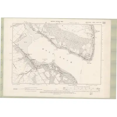 1897 Map of Argyll and Bute Sheet CLXXIV.SW, 1900 Print