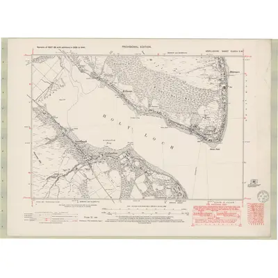 1946 Map of Argyll and Bute Sheet CLXXIV.SW, 1949 Print