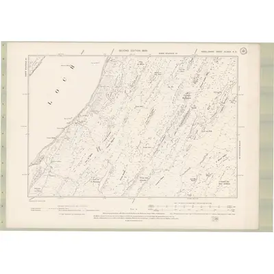 1898 Map of Argyll and Bute Sheet CLXXIX.NE, 1900 Print