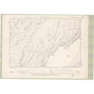 1898 Map of Argyll and Bute Sheet CLXXIX.SE, 1900 Print