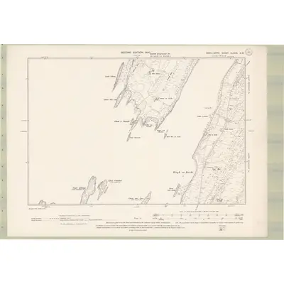 1898 Map of Argyll and Bute Sheet CLXXIX.SW, 1900 Print