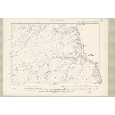 1897 Map of Argyll and Bute Sheet CLXXX.NE & CLXXXI.NW, 1900 Print