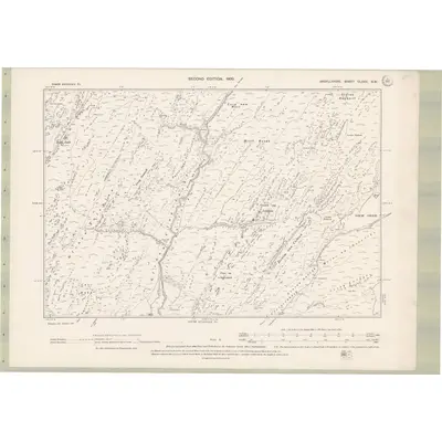 1898 Map of Argyll and Bute Sheet CLXXX.NW, 1900 Print