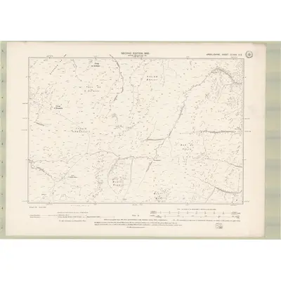 1898 Map of Argyll and Bute Sheet CLXXX.SE, 1900 Print